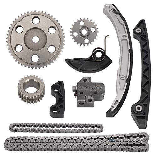 MAYASAF Engine Timing Chain Kit for Mazda 3 2004-2007 2.0L, for Mazda 5 2006/2007, for Mazda 6 2003-2007 2.3L, for Mazda Tribute 2005-2006 2.3L