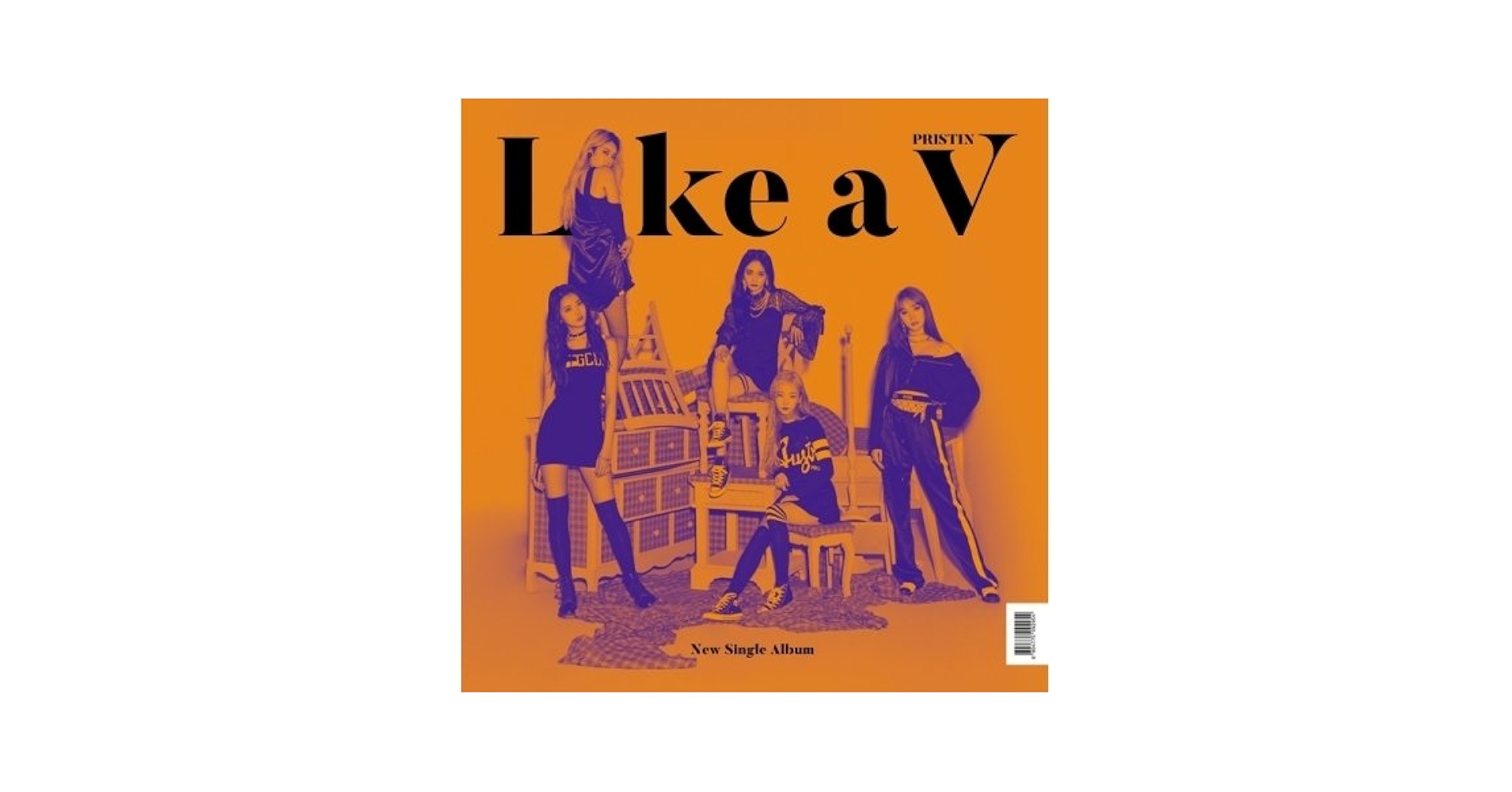 PRISTIN, PRISTIN V - PRISTIN V [LIKE A V] Single Album CD+