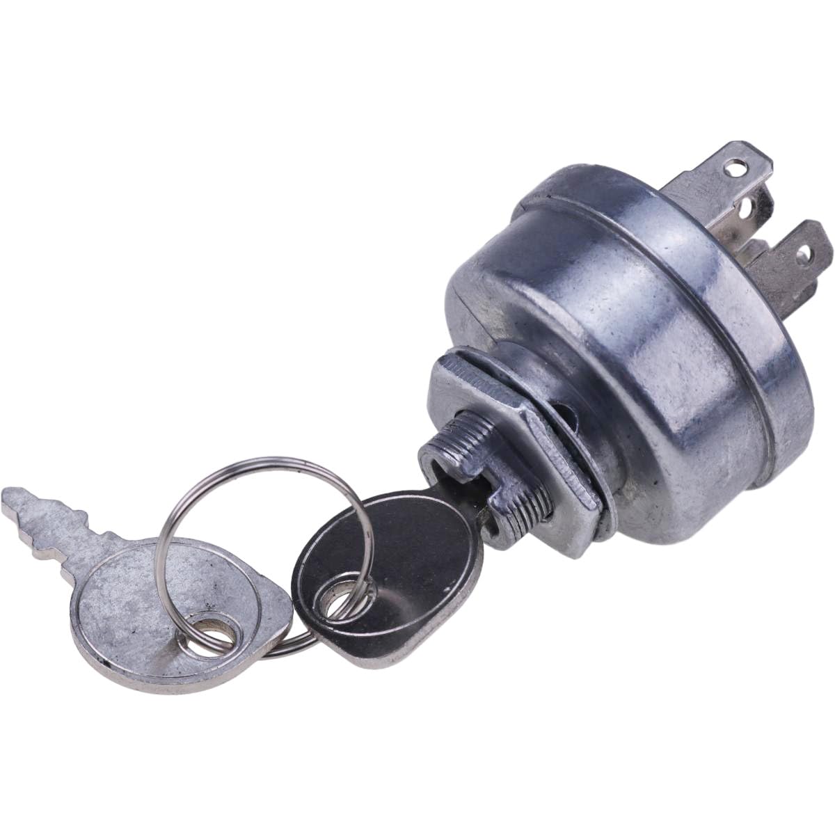 3 Positions 6 Terminals Ignition Switch 430-334 103-0206 104-2541 109-4736 88-9830 Compatible with Exmark Lazer Z Lazer Z XP and Toro Z500 Series Z Master with 60" and 72" Deck Mowers For Grey