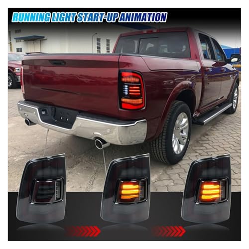 Feux arrière LED pour Dodge Ram avec animation de démarrage et clignotants - 4