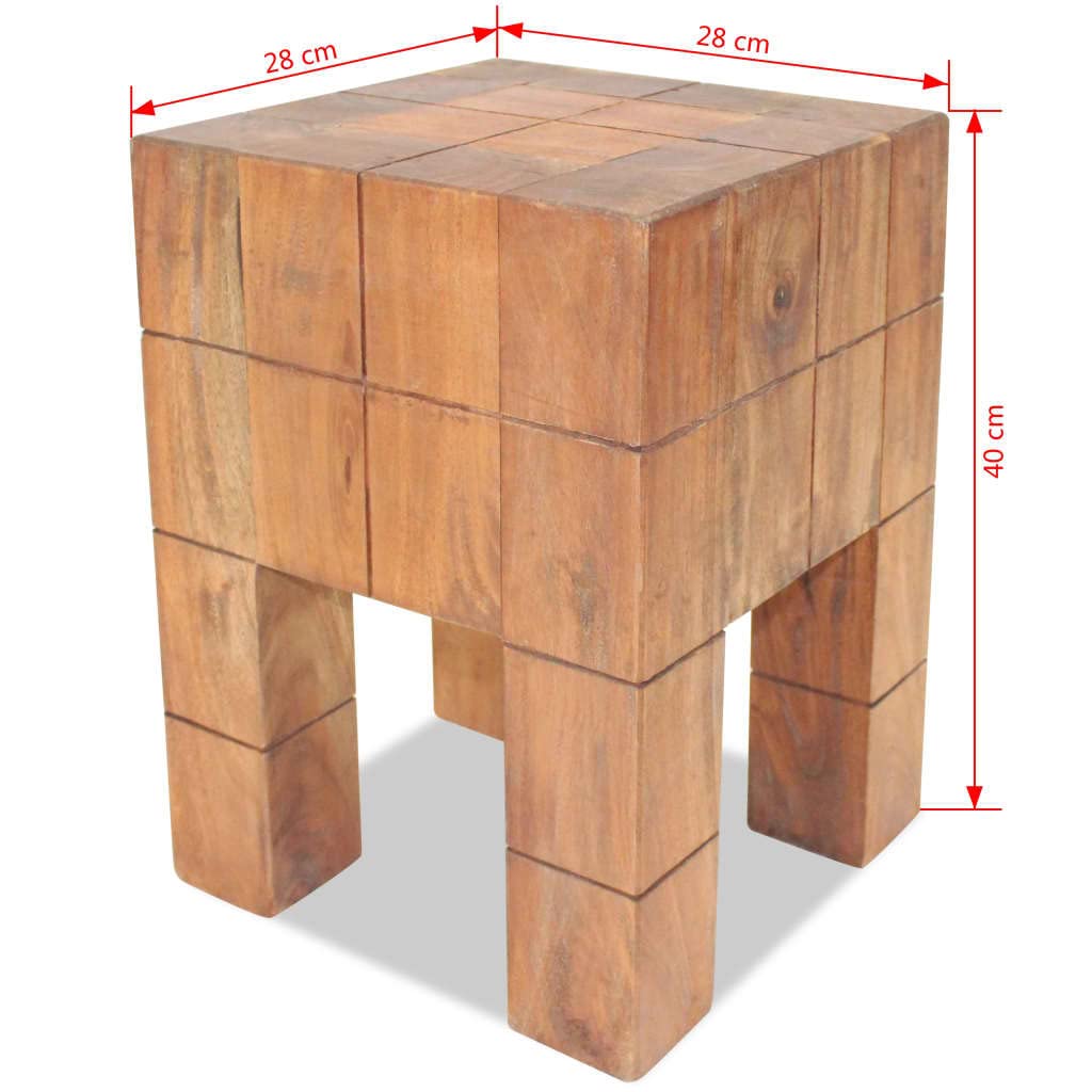 Taburete plegable de madera de caoba maciza para cocina, comedor, balcón, jardín, terraza, camping, exterior, salón, fiesta, portátil y resistente a la intemperie