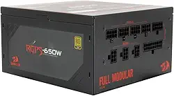 Fonte de Alimentação Gamer Redragon RGPS-650W 80 Plus Gold Full Modular, Preto