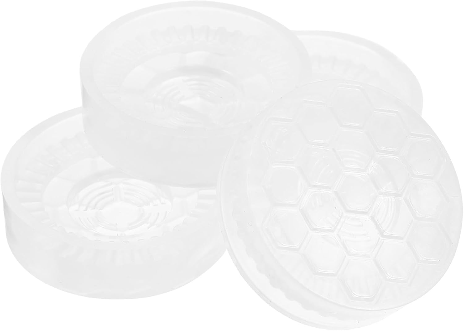 4pcs Silicone Table Leg Protectors, Non-Slip Thick Round Chair Feet Pads 45mm, Floor Protectors for Furniture Legs 20-40mm, Quiet Home Use