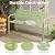 VINGLI 47'' Outdoor Bench, Weather Resistant Garden Patio Bench Powder Coated Iron Frame w/PVC Mesh Backrest Slatted Seat, 2-Person Outdoor Furniture for Front Porch Entryway Park (Green)