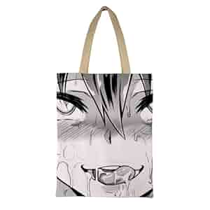 Amazon.co.jp: トートバッグ トート アヘ顔 Ahegao (11) バッグ