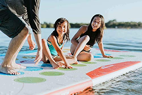 Driftsun Inflatable Floating Mat - Game Pad Inflatable Floating Platform And Swim Dock, Dropstitch Pvc Construction (10Ft X 6.5Ft) #TOP5