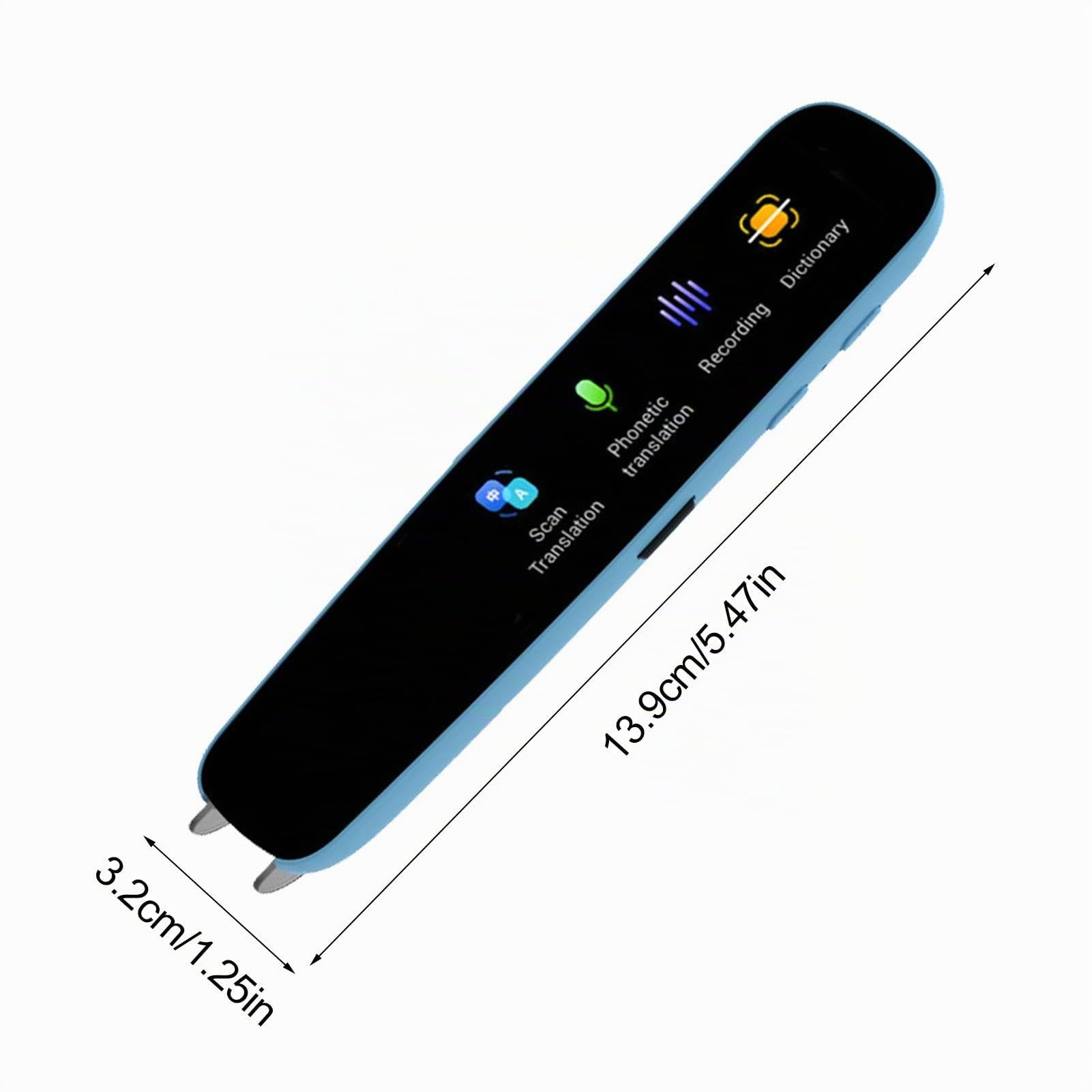 Stylo traducteur, stylo de traduction électronique | Lecteur de numérisation à stylo traducteur électronique 112 langues - Stylo intelligent portable, traducteur vocal instantané pour une traduction r