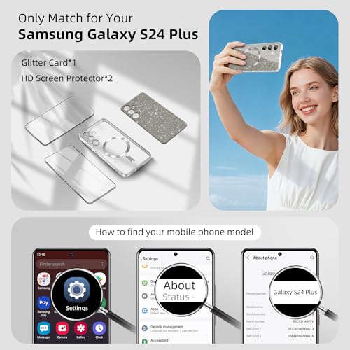 Coque Samsung S24 Plus transparente souple fine antichoc MagSafe