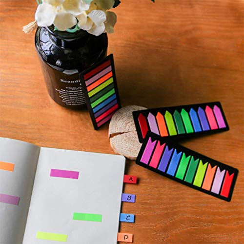 Monochef C018-1200PCS 1200 Pieces Page Markers Sticky Index Tabs thumb #5