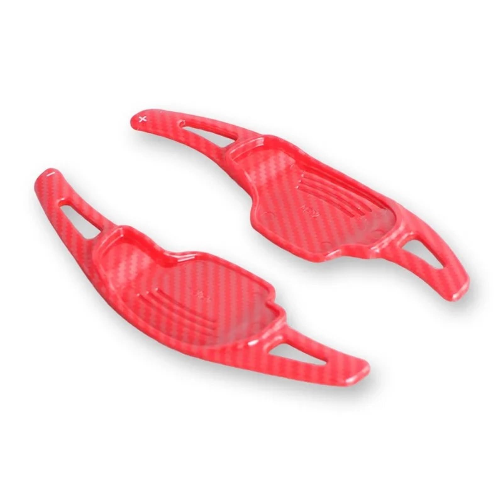 Yakisa Carbon Red Paddles Shift For Buick For Regal For Lacrosse For Verano 2016-2019 Abs Steering Wheel Shift Paddles Decoration Trim Paddle Shifters Paddle Shifter(Carbon Red)