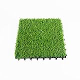 CG&KYGG Artificial Grass Soft Faux Grass Decor, 12"x12" Turf Grass Comfortable Fake Grass for Garden