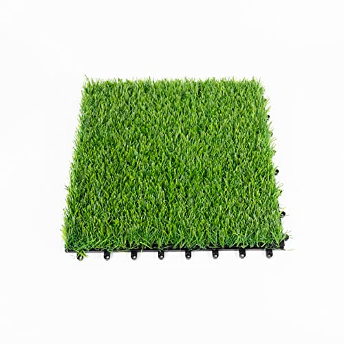 Cg&Kygg Artificial Grass Soft Faux Grass Decor, 12"X12" Turf Grass Comfortable Fake Grass For Garden Lawn Patio (1 Pack) #TOP29