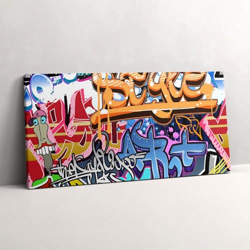 Art de rue des graffitis pour transformer votre salon moderne avec une toile