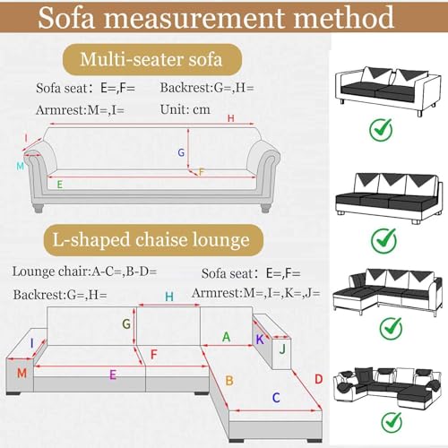 Housse de canapé extensible E 90x210 cm en fourrure douce texture solide - 7