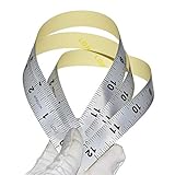 WIN TAPE Pack of 5pcs 12 Inches Short Adhesive Table Sticky Measuring Tape Ruler Self-Adhesive Tape Measure (Inches)