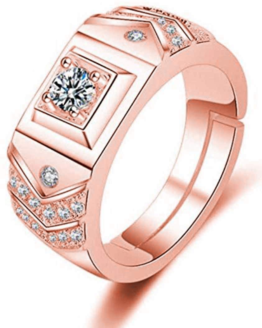 MYKI Exclusive Fashoinable Cubic Zircon Adjustable Mens Ring (Gold) (B08Y5W1CKQ) Amazon Price History, Amazon Price Tracker
