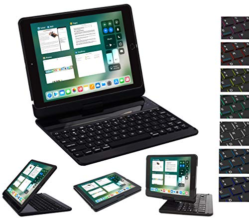 LENRICH keyboard case compatible with 9.7 inch tablet PC 
