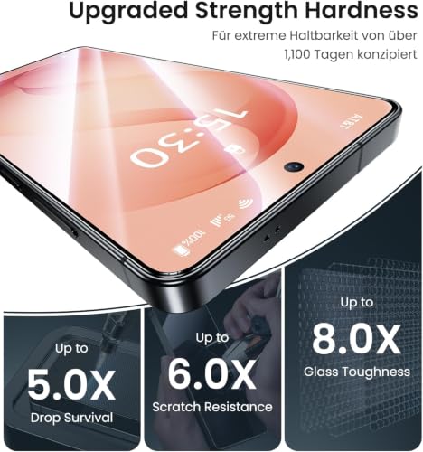 Image of Uyiton Tempered Glass Screen Protector Compatible with Samsung Galaxy S26 Ultra (6.9 Inch) | Pack of 2 | 9H Hardness | Military-Grade Protection | HD Clear | Fingerprint Unlock Compatible