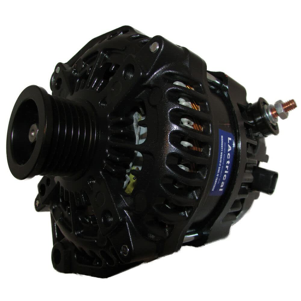 LActrical Black High Output 300 Amp Alternator For