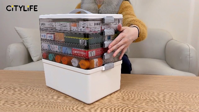 Amazon.com: Citylife 5-Tier Medicine Organizer with Handle