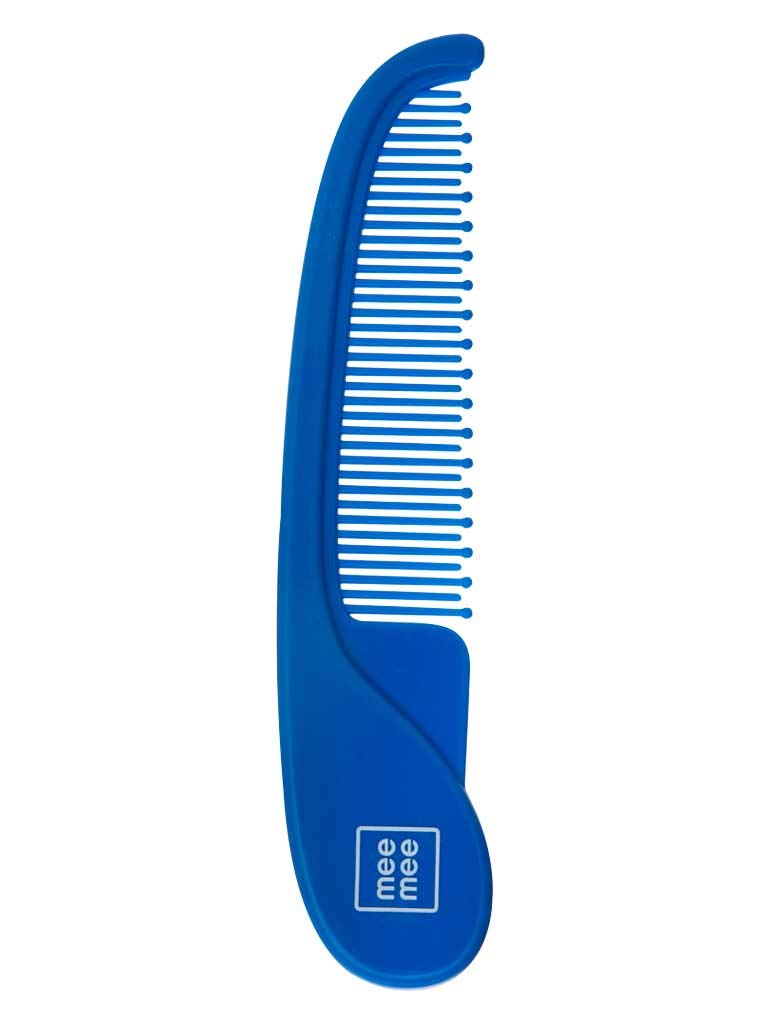 Mee Mee Soft Bristled Comb Set | BPA Free (Easy Grip, Blue Orange) 1
