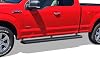 APS Running Boards 5in Matte Black Compatible with Ford F150 2015-2025 Super Cab & F-250 F-350 Super Duty 2017-2025 Stainless Steel Nerf Bars Side Steps Side Bars