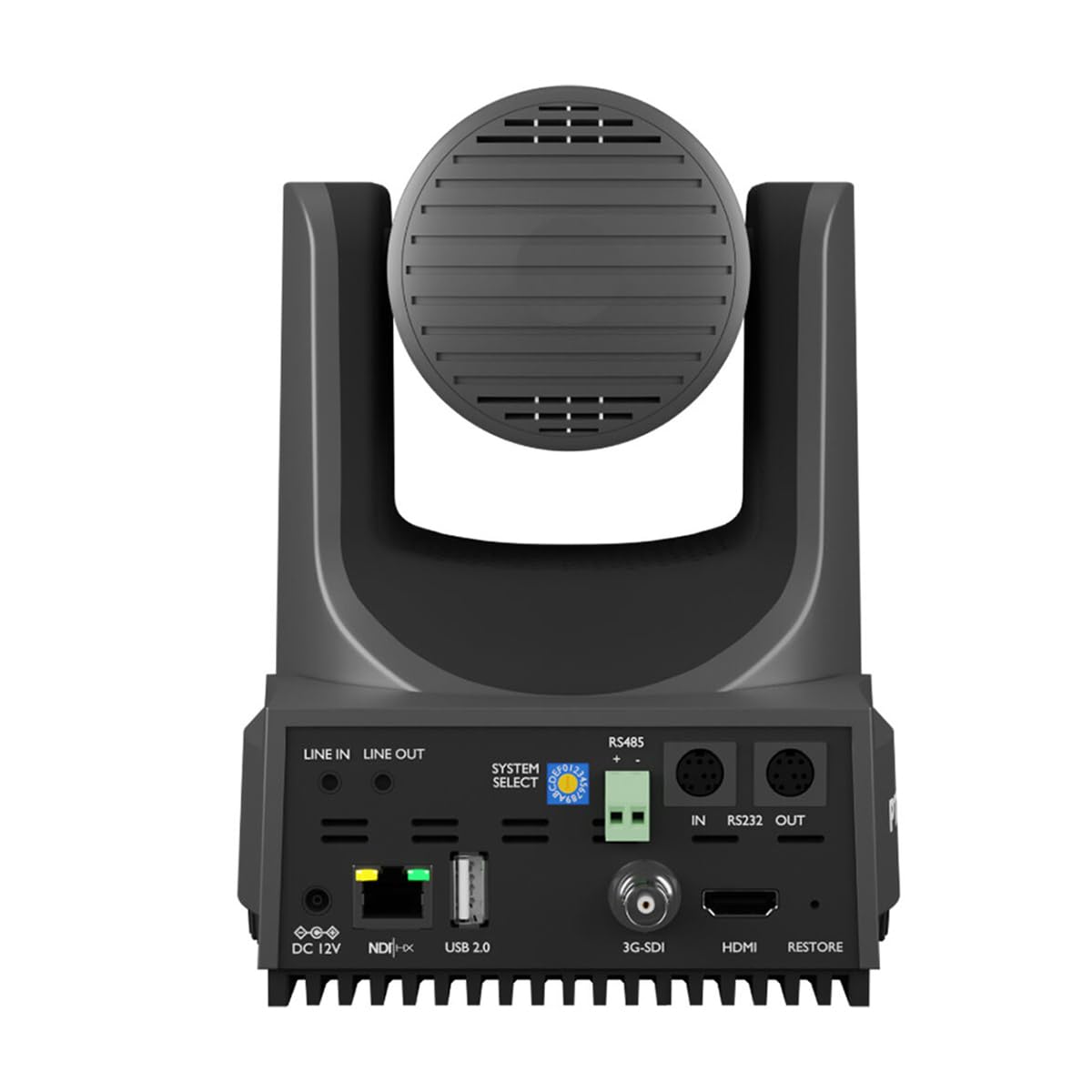 PTZOptics Move 4K Turret IP-Sicherheitskamera Innen & Au?en 3840 x 2160 Pixel Decke/Wand/Stange (PT12X-4K-GY-G3)