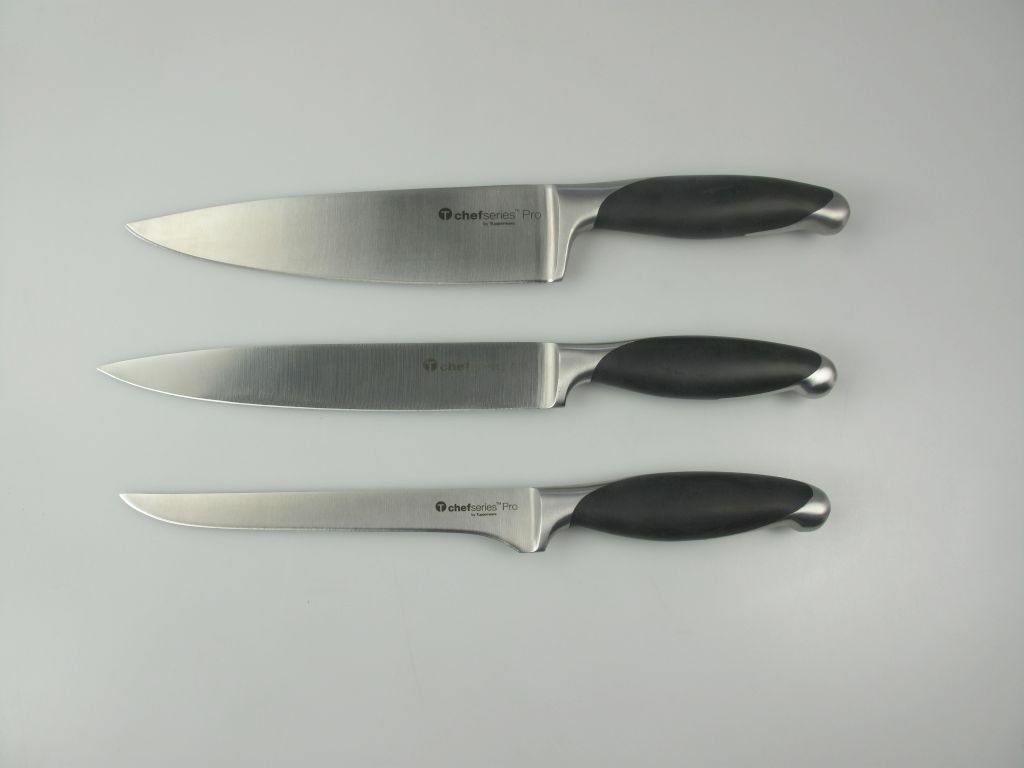 Set De Couteaux Tupperware Série Chef – 14 Pièces (dont Couteaux à Steak) – état Correct