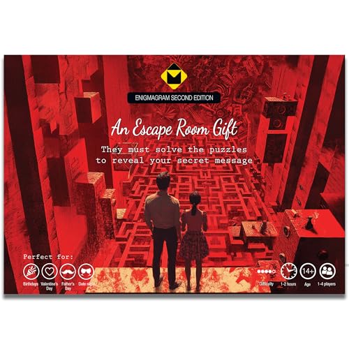 Cadeau Escape Room personnalisé puzzle jeu de logique avec message secret édition 2