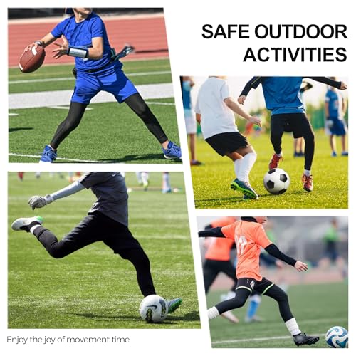 JOYWEST Youth Boys' Compression Leggings Pants Quick Dry Athletic Tights Sports Thermal Base Layer for Kids Basketball Cold4