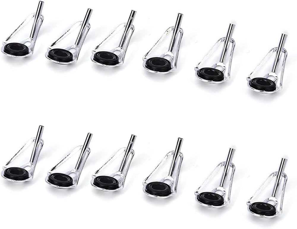 Amazon | トップガイド ロッドガイド 12個セット 内径1.6mm/1.8mm/2.0
