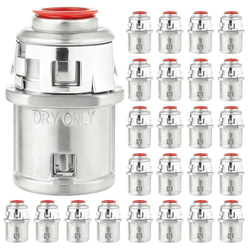 Connecteurs plaqués métal de 9,5 mm en zinc pour la protection durable des câbles