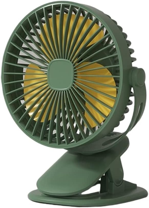 VERVENIX Big Portable Clipon USB Fan Compact, Powerful Battery
