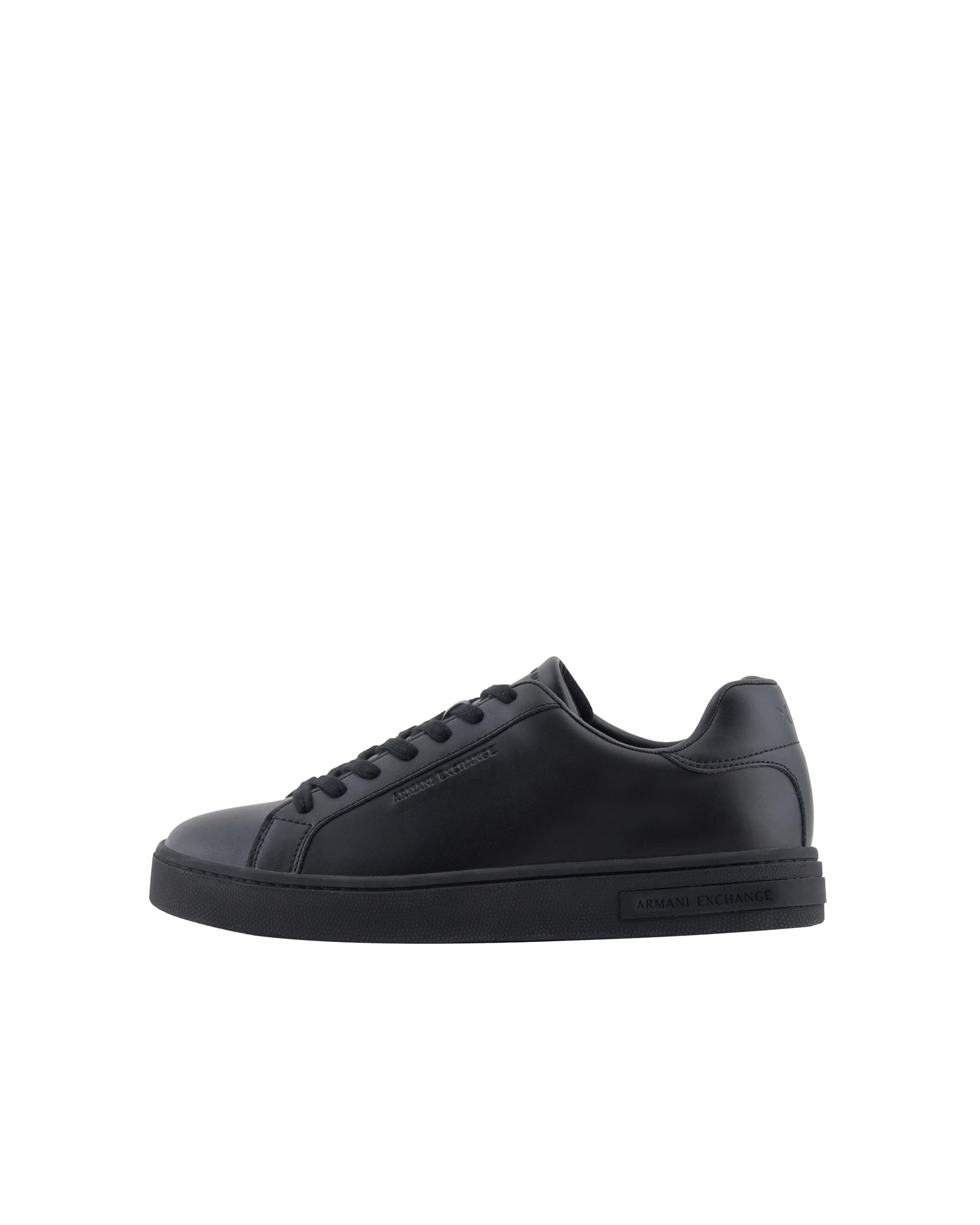 Armani Exchange Men's London Sneaker, Black Beauty, 10.5 UK