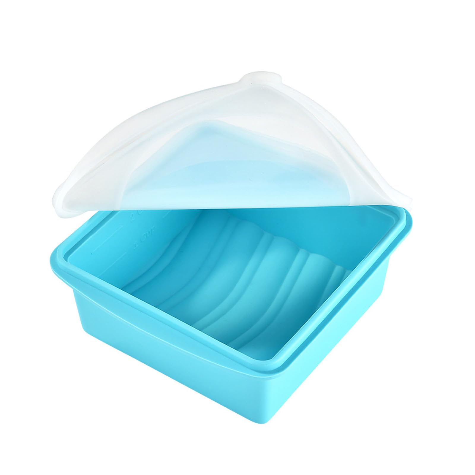 PANGBOER Silicose Storage Case Secure Fastening Keeps Hygienic Effortless Cleaning Stackable for Household Lunch Dishwasher Safe Silicone Box
