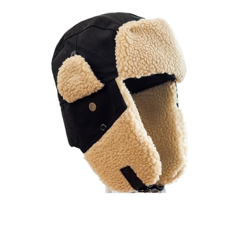 Chapka homme ski et vélo bonnet hiver chaud protège-oreilles