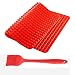 Produktbild freshlove Silikon Eiswürfel und Schokolade, Süßigkeiten, Keksen Form Maker, Silikon, rot, 16 x 11.5 x 1 inches