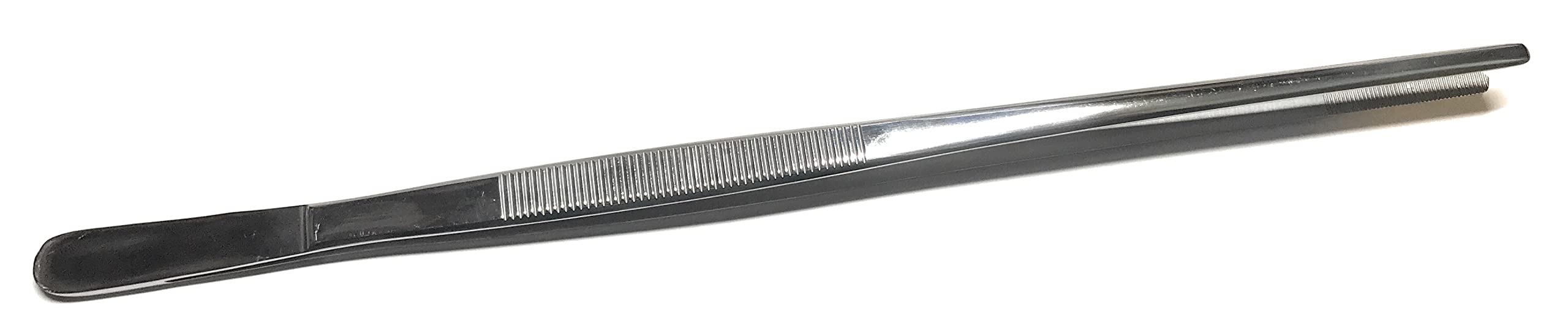 Toolspecific 12" Reptiles Feeding Forceps Tweezers Long Straight Ends Aquarium BBQ Medical Grade Stainless Steel