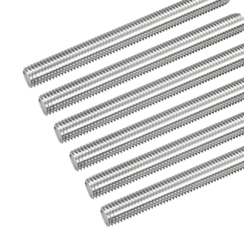 Varilla roscada M10 x 250 mm de acero inoxidable para fijación estructural, rosca derecha