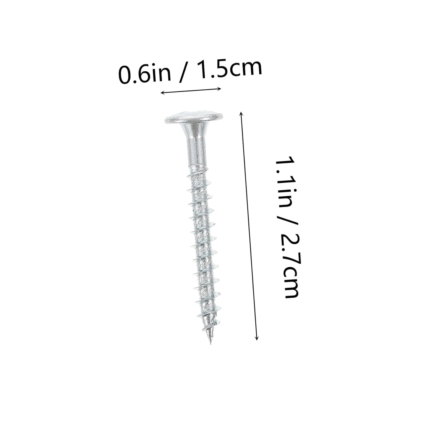 20sets Drywall Screws Simple Plastic Expansion Tubes for Wall Repair Replacement