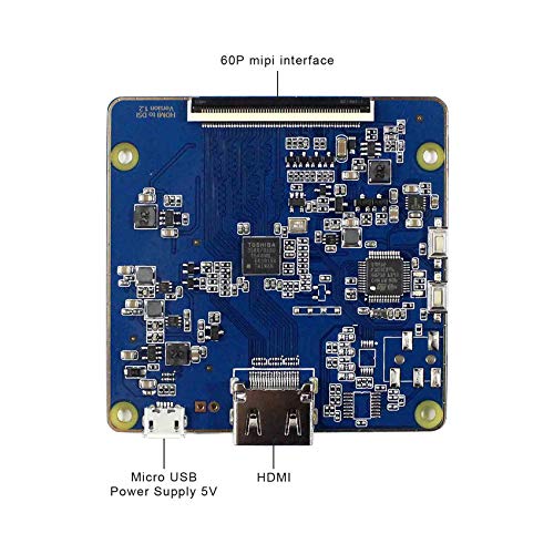 Image of VSDISPLAY 5.5 Inch 1440X2560 2K IPS LCD Screen with Mipi LCD Board | 5.5'' LS055R1SX04 Screen for 3D Printer Replacement Display