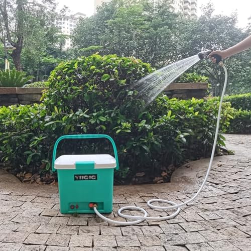 YIIQIQ Cordless Pressure Washer 17L | 5X High Power Portable Washer for Car, Dog Baths, Patio & Caravan | Fast Charge 45min | 4-in-1 Pro Nozzles | UK Plug - Image 5