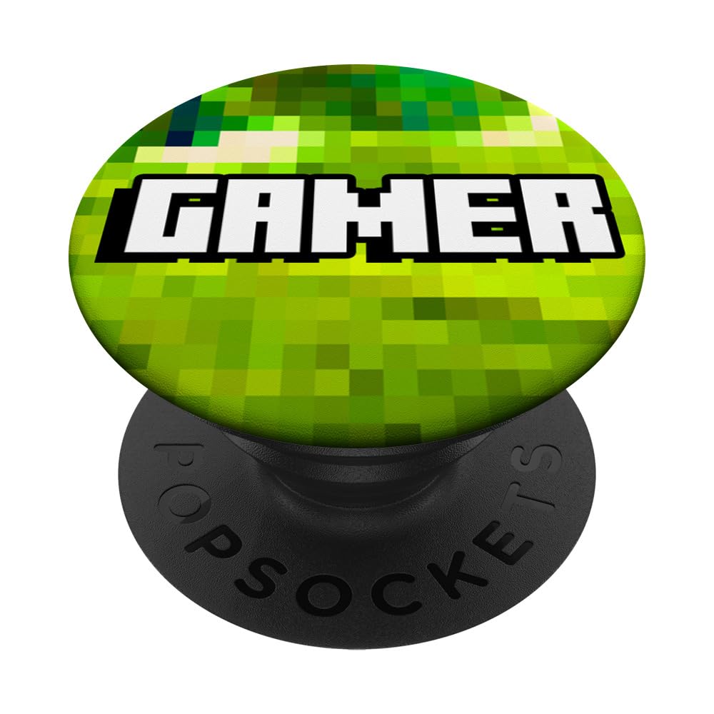 Gamer Pixelated Background PopGrip – Handy PopSocket Mit Coolem Gaming-Design Für Echte Gamer