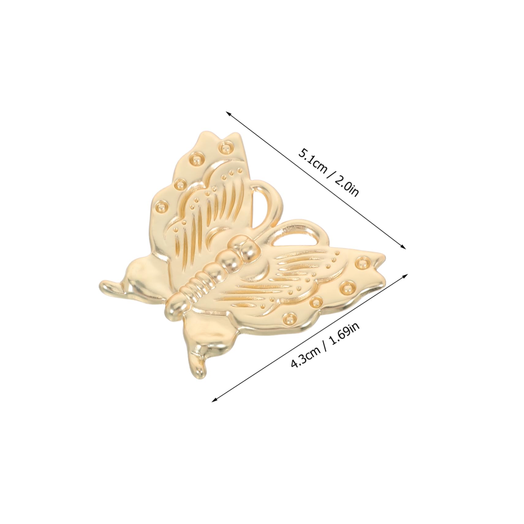 ABOOFAN 2Pcs Butterfly Drawer Handles Modern Zinc Alloy Decorative Pulls for Cabinets Wardrobes Stylish Butterfly Shaped Hardware for Home Furniture Upgrade