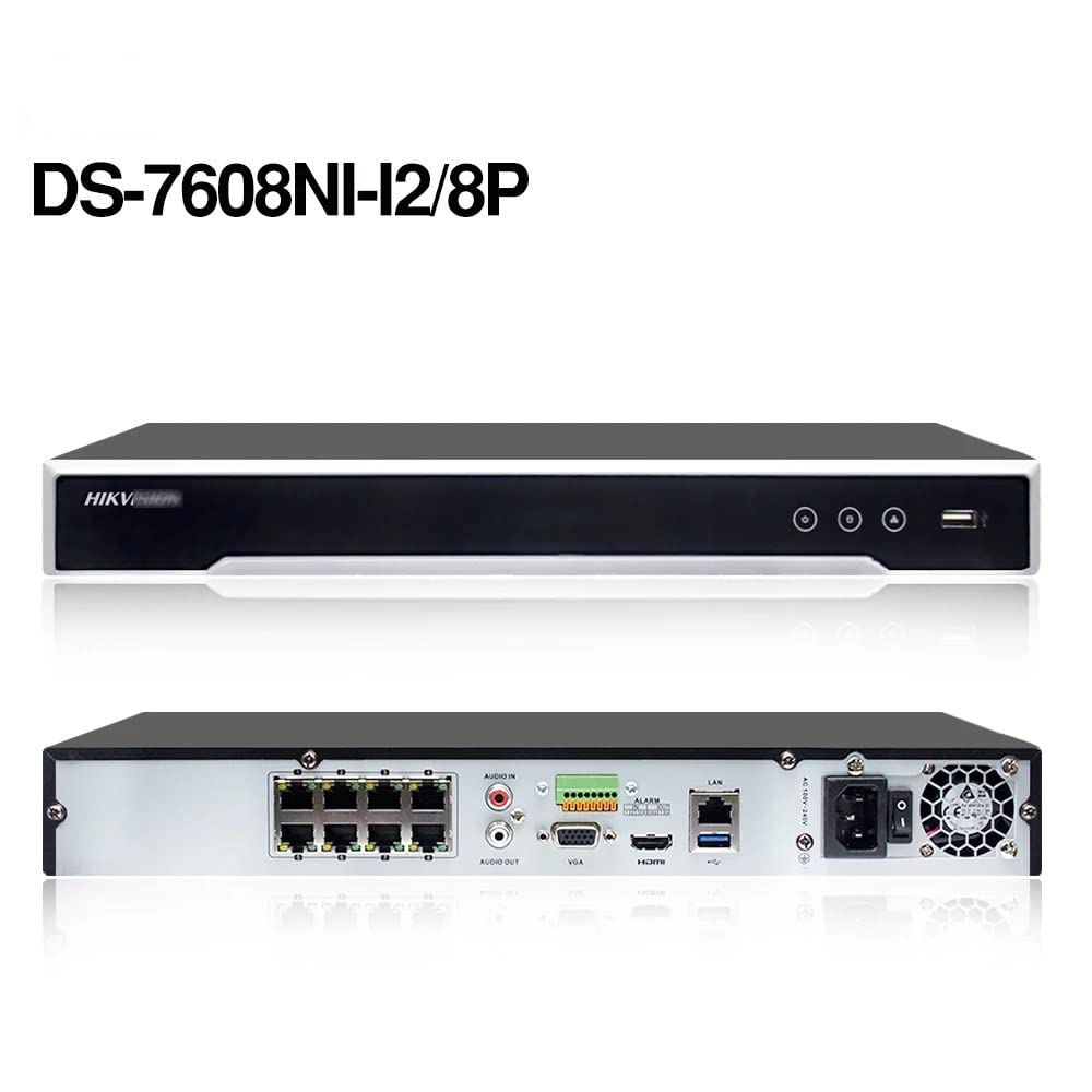 Amazon | HIKV DS-7608NI-I2/8P 8-ch 1U 8 PoE 4K NVR IPカメラ