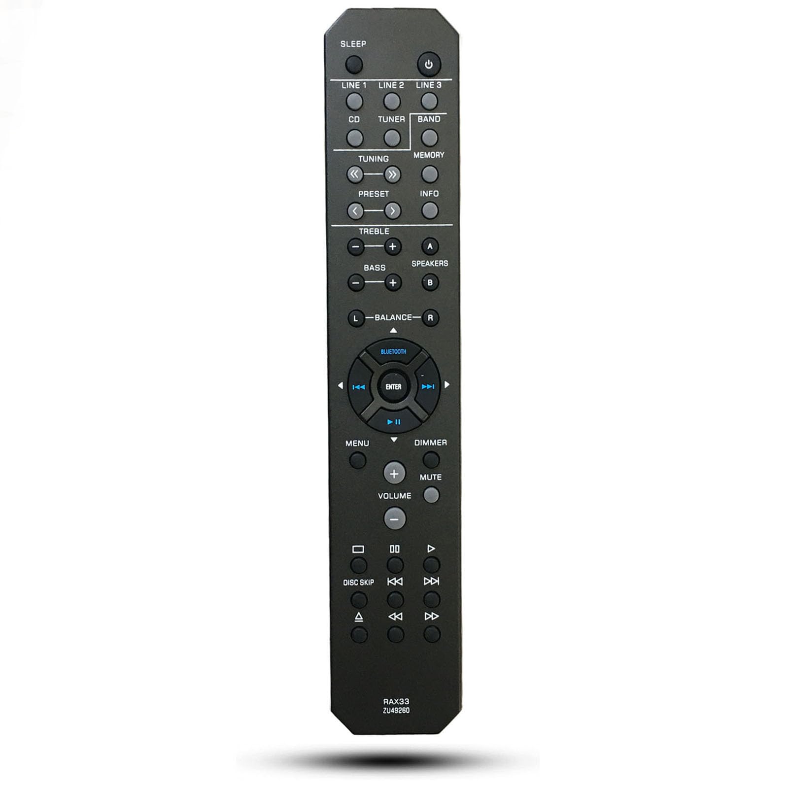 YAMAHA rs-dsp3000 リモコン Amazon.com: Replacement Remote Control RAX33 ZU49260 for