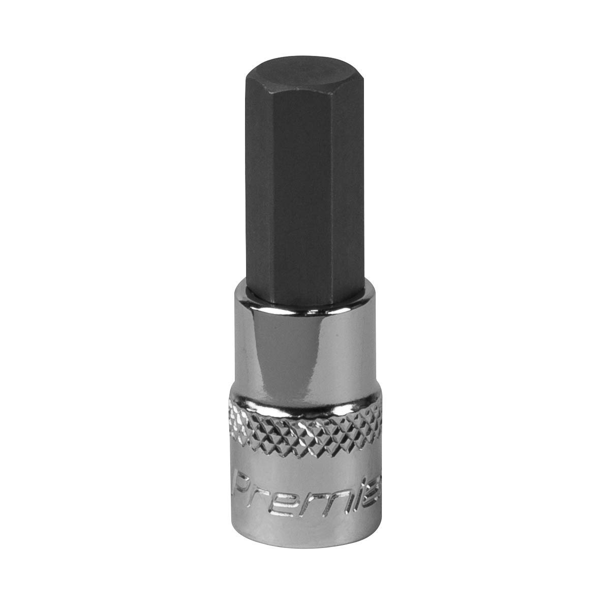 Sealey Hex Socket Bit 8mm 1/4""Sq Drive Forged Chrome Vanadium - SBH006