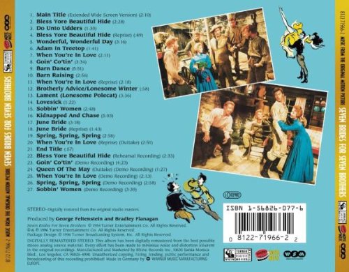 Seven Brides for Seven Brothers 1954 Film Soundtrack