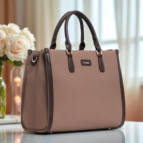 Image of EXOTIC Structured Elegance Tote | Premium Working Women's Bag | Fits Upto 14 inch Laptop | Versatile Shoulder & Sling Bag | Stylish Hobo Tote Bag