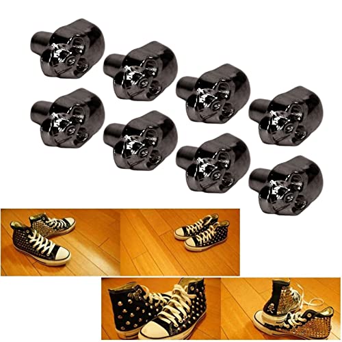 200 Sets Skull Studs Gothic Style Leathercraft Rivets Zinc Alloy Decorative Rivets For Leather Garment Bag Decoration (Gray) #TOP3